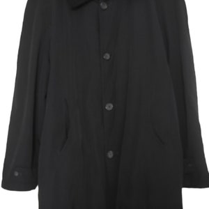 Vintage Burberry London Trench Detachable Wool Colar Lining Nova Check Navy Coat Size 54 / L Made in Spain Classic Authentic Original Coat