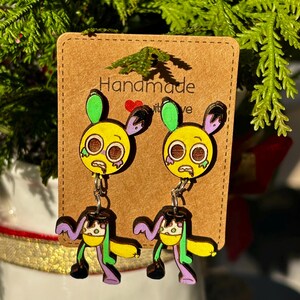 Pendientes colgantes Twisted Looey Dandys World imagen 4