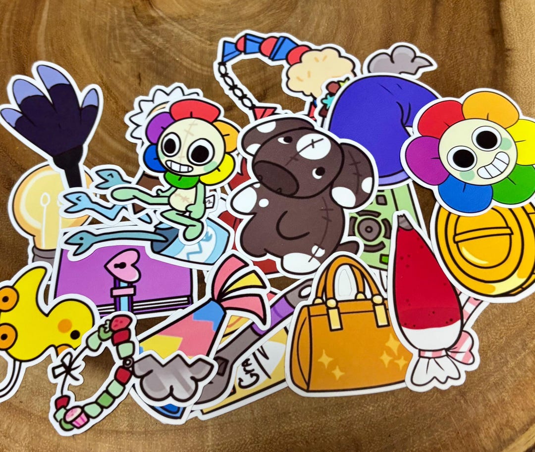 20 Pack of Dandys World Glossy Trinket Stickers Water Resistant - Etsy