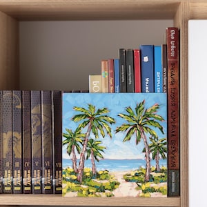 Florida Coastal Wall Art Beach Painting Landscape Art Ocean Modern Nature Wall Decor Impressionist art