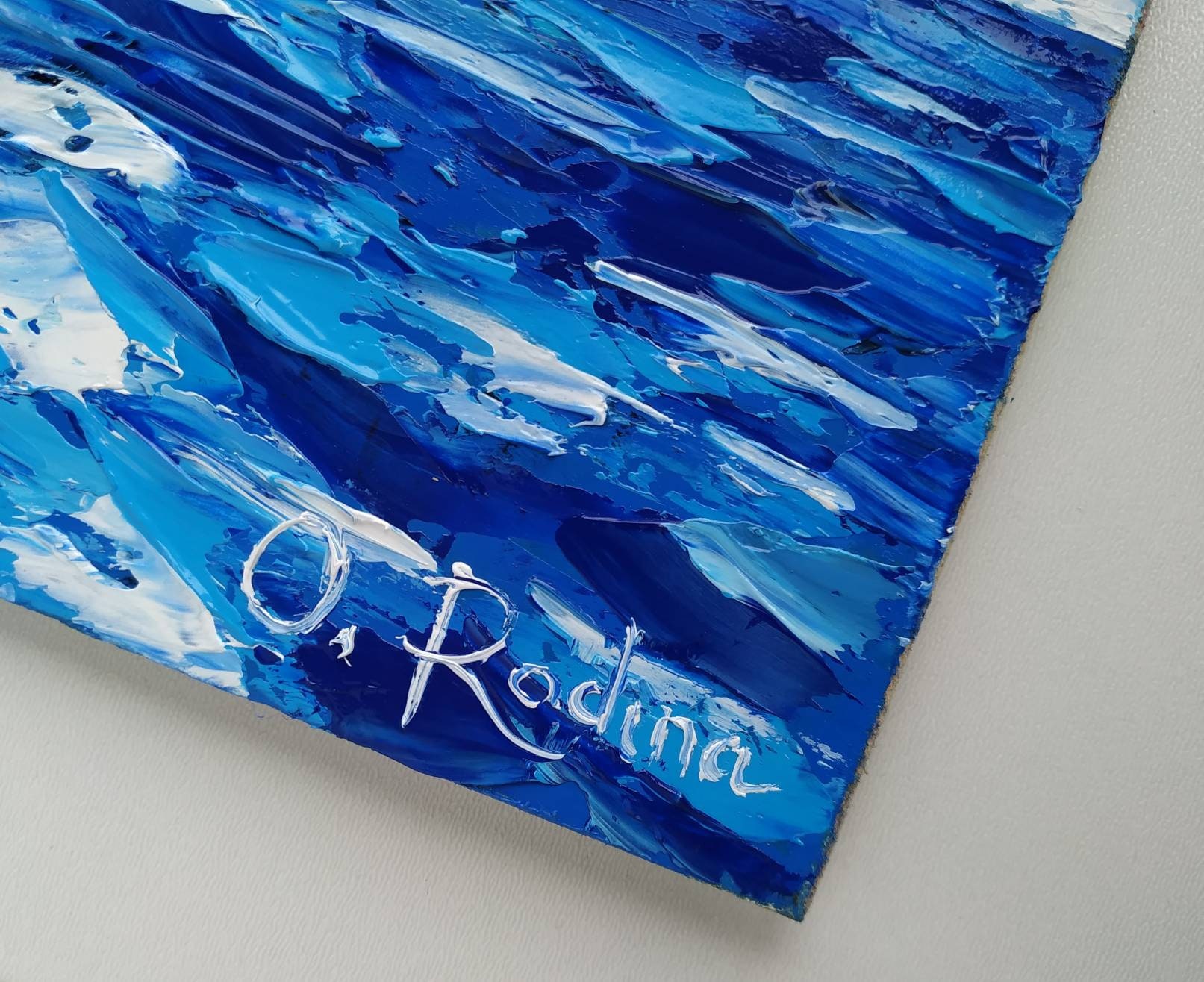 Viking Painting Viking Longship Oil Painting Aegishjalmur the Etsy