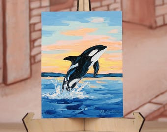 【約P10号】float 原画 黒いウサギと手の油彩画 oilpainting il_340x270.7290347782_s8p8.jpg