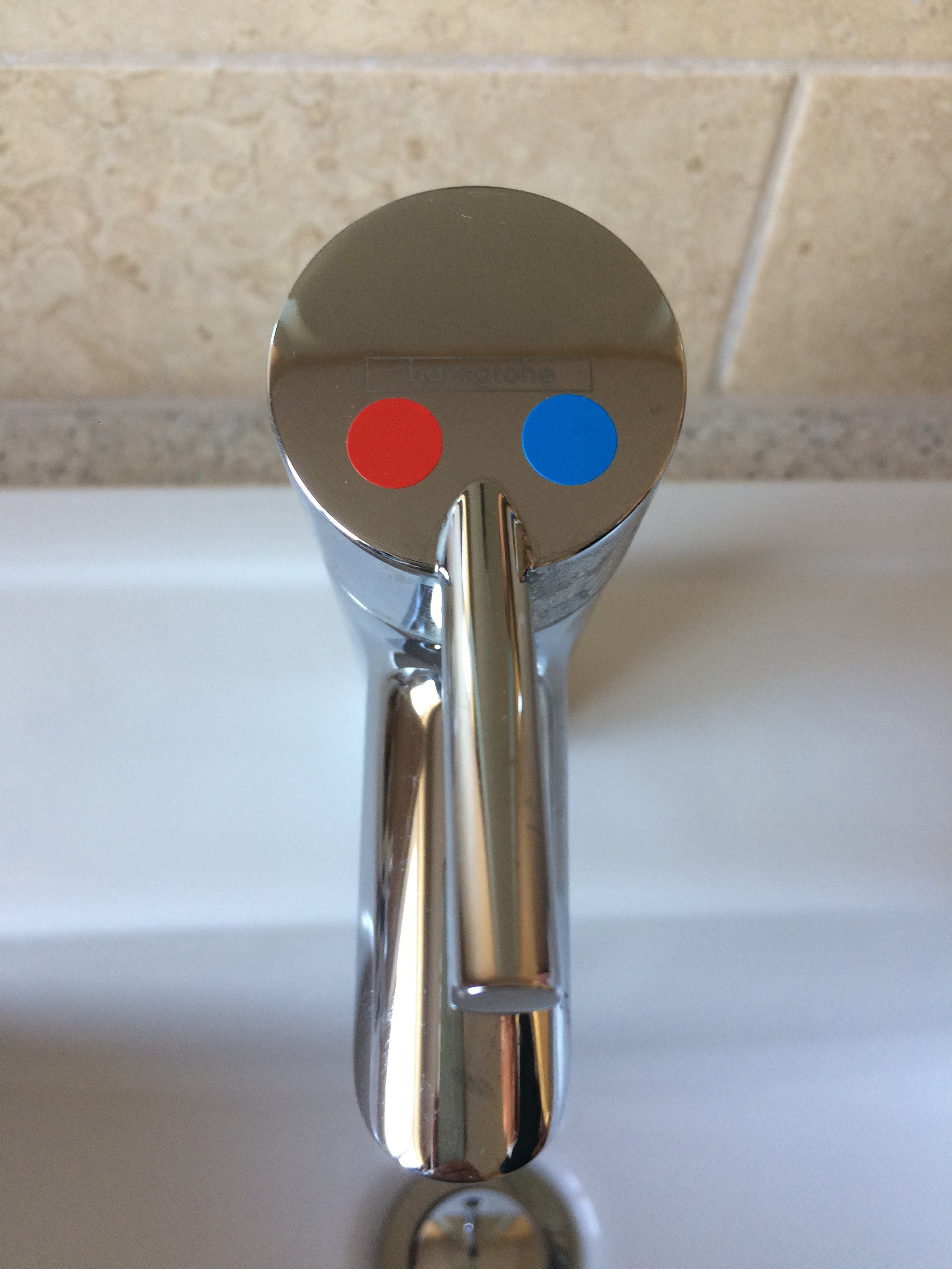 TAP STICKERS 27 Red and 27 Blue Vinyl Stickers for Tap and Faucet in
