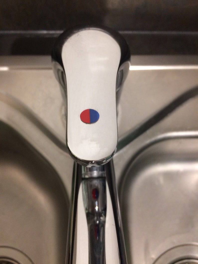 TAP STICKERS 24 Tap and Faucet Hot and Cold Temperature Etsy Australia
