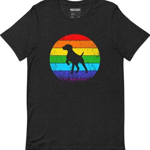 Chemise allemande aux cheveux courts, t-shirt GSP vintage, cadeaux GSP pour papa et maman, t-shirt Pointer Pride, vêtements pour amoureux des chiens