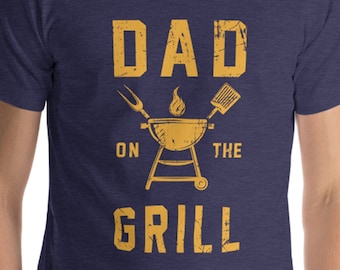 Shirt barbecue vader, BBQ-shirt, T-shirt grillen, shirt grappig vader, cadeau voor vader, vaderdagshirt, shirt vader op de grill, vaderdagcadeau