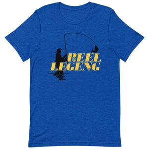Reel Fishing Legend T-shirt Funny Fisherman Birthday Gift Fishing Apparel  Cool Tee Shirt 