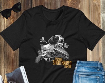 Gsp Dog Shirt, German Shorthaired Pointer Dad shirt, Pointer Mom T-shirt, GSP mom shirt, GSP Gifts, GSP Dad shirt,  Pointer Shirt, Bird Dog