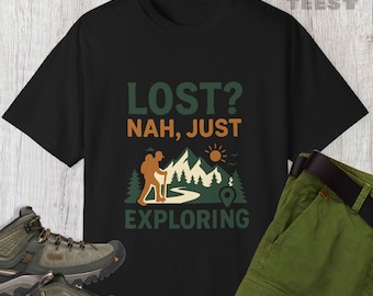 Adventure Seeker T-Shirt, Perfect for Nature Lovers, Hiking Gifts, Outdoor Adventure Apparel, Camping Tee, Eco-Friendly Clothing