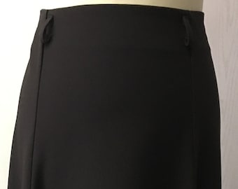 Women's  skirt | brown skirt | color block skirt | midi winter skirt | aline midi skirt | Size M/L