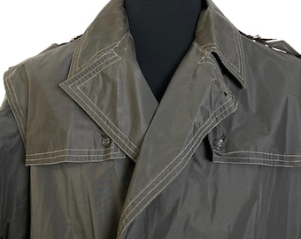 Welton Rainwearのメンズ ヴィンテージグレー レインコート/スリッカー | ワードローブ ベーシック | サイズ L