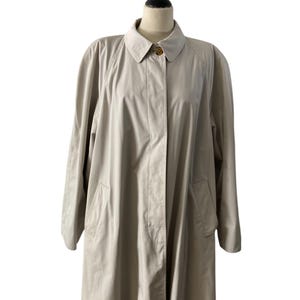 Women&#39;s trench coat | cotton reversible swing coat | Size M/L