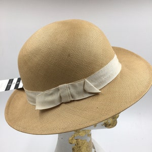 Women's  straw hat | 70s hat | vintage sun hat | medium brimmed summer hat