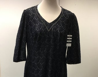 Suknia wieczorowa w stylu vintage z lat 60. | Elegancka sukienka damska | Półformalny glamour | Sprawdź wymiary, aby poznać rozmiar