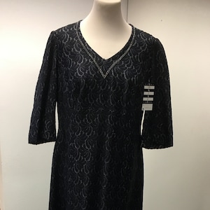 1960&#39;s Vintage Evening Gown | Elegant Ladies Dress | Semi Formal Glamour | check measurements for size