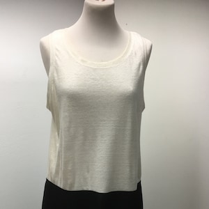 Elegant Linen Dress by MaxMara | Timeless Style | Sleeveless Comfort | Size EU 42