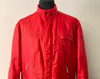 Mens ski jacket | vintage ski jacket | 80s ski jacket | ski jacket by Toper | red ski jacket | apres ski jacket | Size 54
