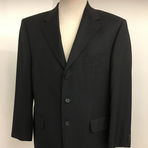 Classic Gray Men&#39;s Dress Jacket | Vintage Kaiser Design for Loden-Frey Blazer | Tailored Fit | Size 50