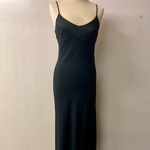 Women&#39;s 90&#39;s black evening dress by Caractere |  Pretty evening dress | Size EU 36