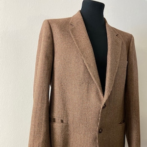 Classic and Timeless | Men&#39;s Vintage 90&#39;s Checked wool blazer | Size 54