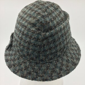 Men&#39;s Classic Vintage Country Hat | Stylish Plaid Wool Bucket Cap