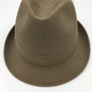 Cappello Trilby vintage di fabbricazione francese per uomo / Resta fresco con questo Fedora estivo da uomo