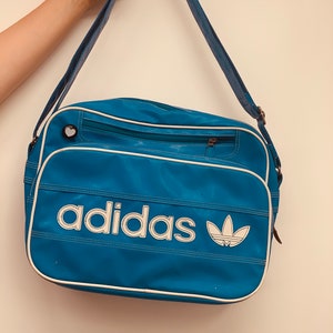 Adidas messenger bag blue hot sale