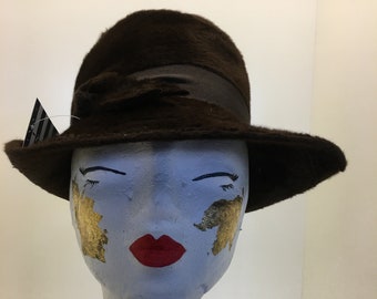 Vintage Liz Claiborne Wool Felt Hat: Wide Brim Boho Chic - Etsy display picture 1