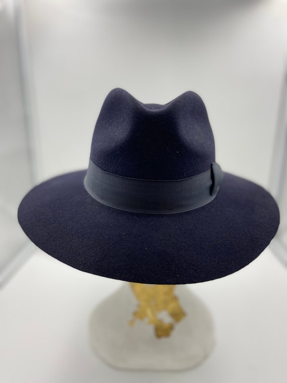 Vintage Men's Hat - Blue