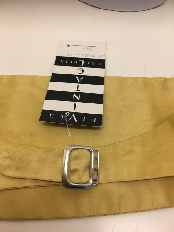Yellow Silk Cummerbund Belt | Perfect for Formal … - image 7