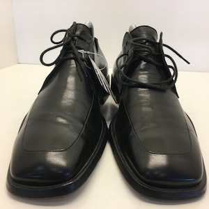 Sapatos Oxford de couro vintage masculinos sofisticados | Sapatos sociais italianos artesanais | Tamanho UE 41,50