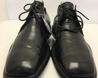 Elegante Herren Vintage Leder Oxford Schuhe | Handgefertigte italienische Trachtenschuhe | Größe EU 41.50