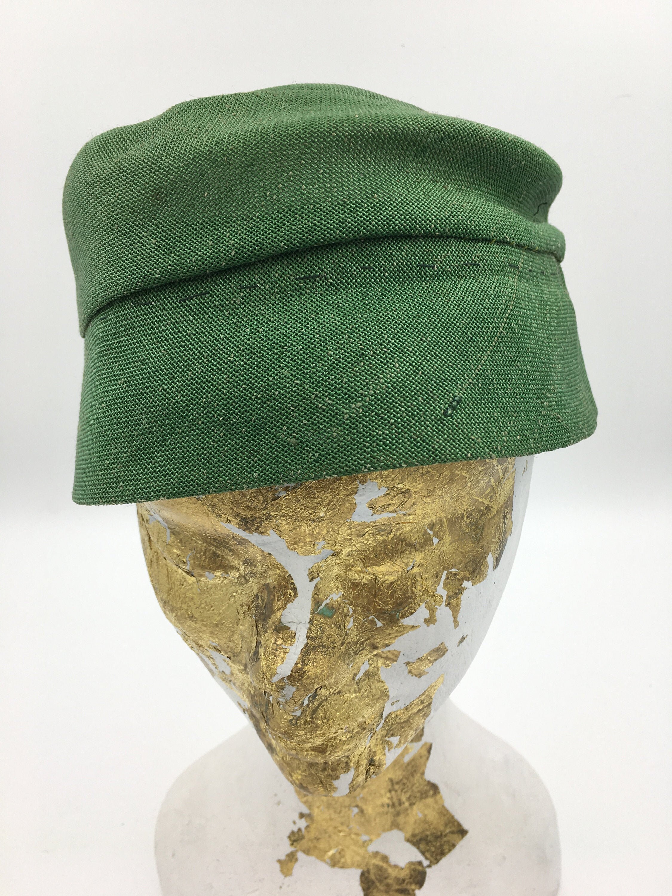 Vintage Summer Hat 1940's Straw Hat 