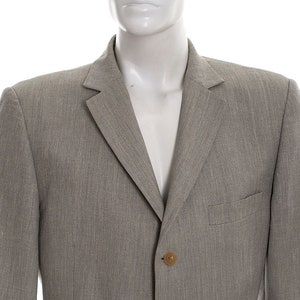 Designer blazer | Men&#39;s Vintage blazer by &quot;Karl Lagerfeld&quot; | 1990s dress blazer in wool and linen | perfect summer blazer