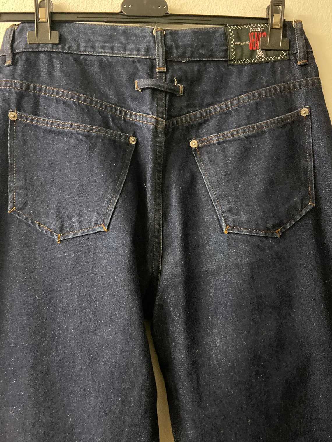 Vintage 90s Gaultier HOMME Objet Lightweight Denim Jeans Size W32 main image 0