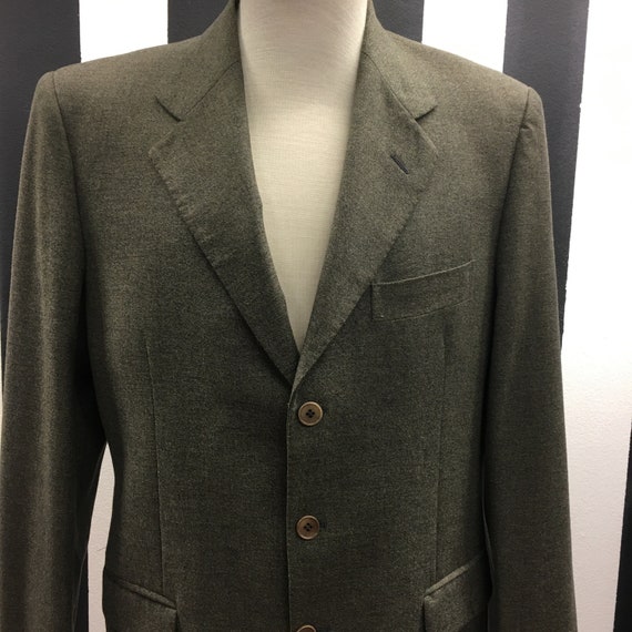 Men's Vintage 90's blazer | Moss green blazer | Me