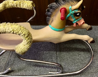 HERMES エルミー 子供用 デザイナー ロッキングホース ピンク