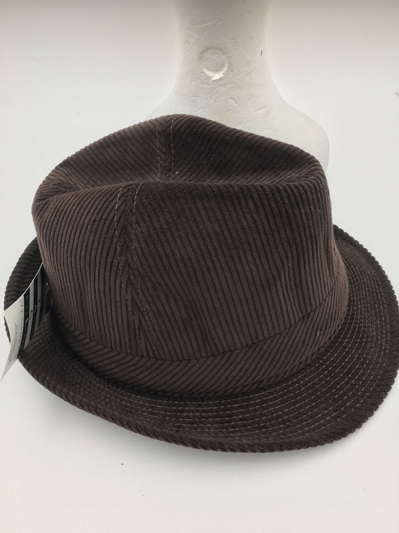 Men's Trilby Hat 60s Hat Cotton Fedora Country Hat Brown Fedora Walking Hat  -  Canada