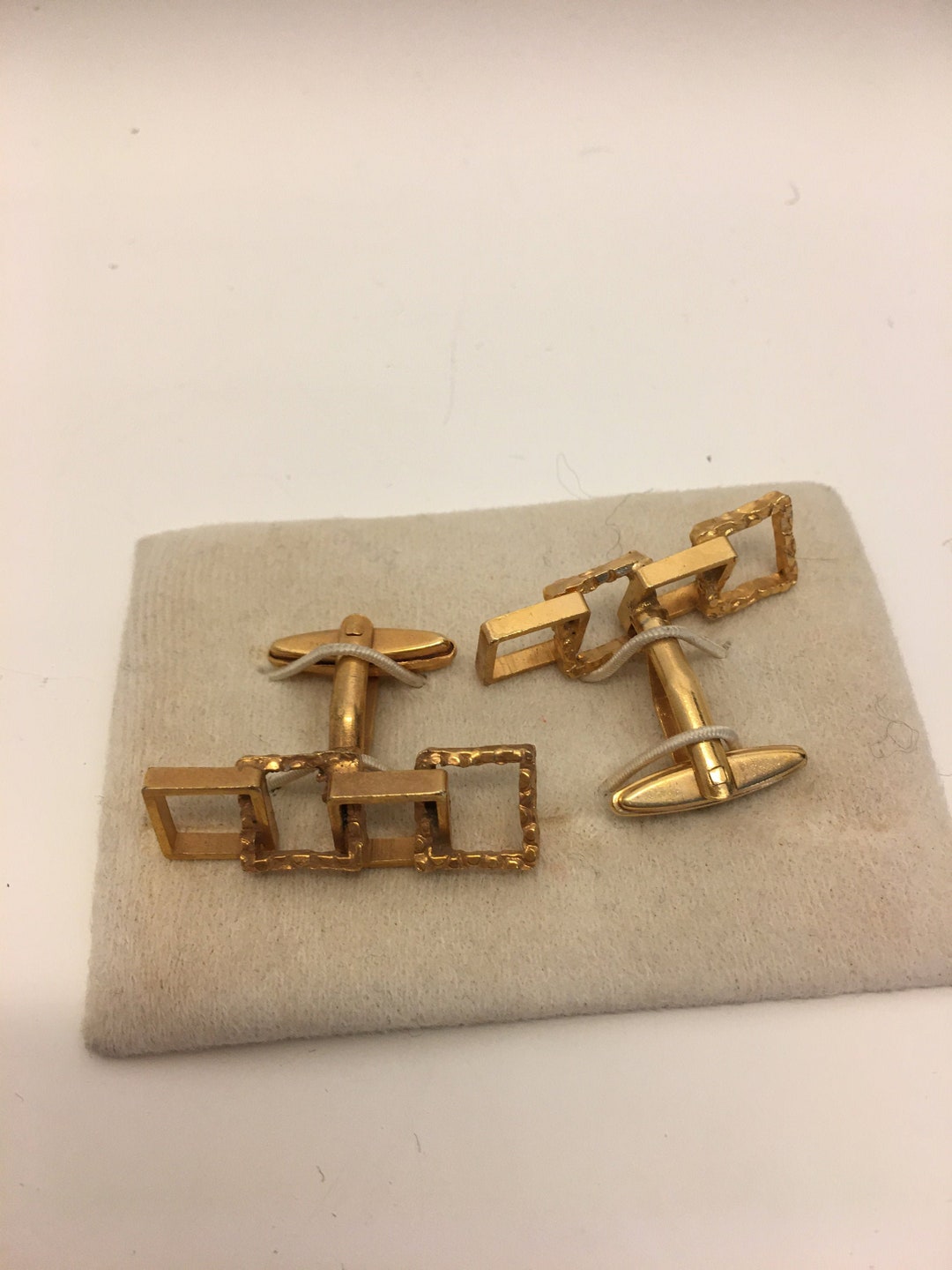 Men's Vintage Cufflinks Gold Hued Cufflinks Groomsmen Cufflinks Cool