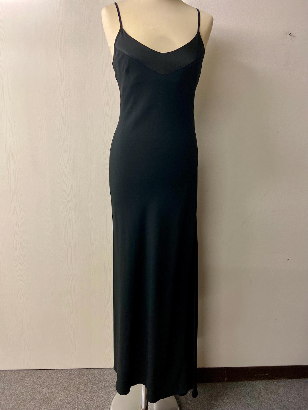 black a line dress for women Cotton A-Line – The Svaya Black V-Neck Puff-Sleeve Midi SIZE:XS Bloomingdales2