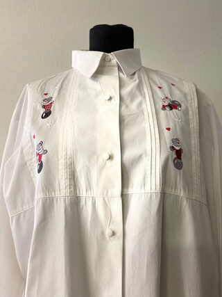 Comycom Camicia Uomo Maniche Corte The DUCK - Cotone Stampa Anatre Stile Retrò