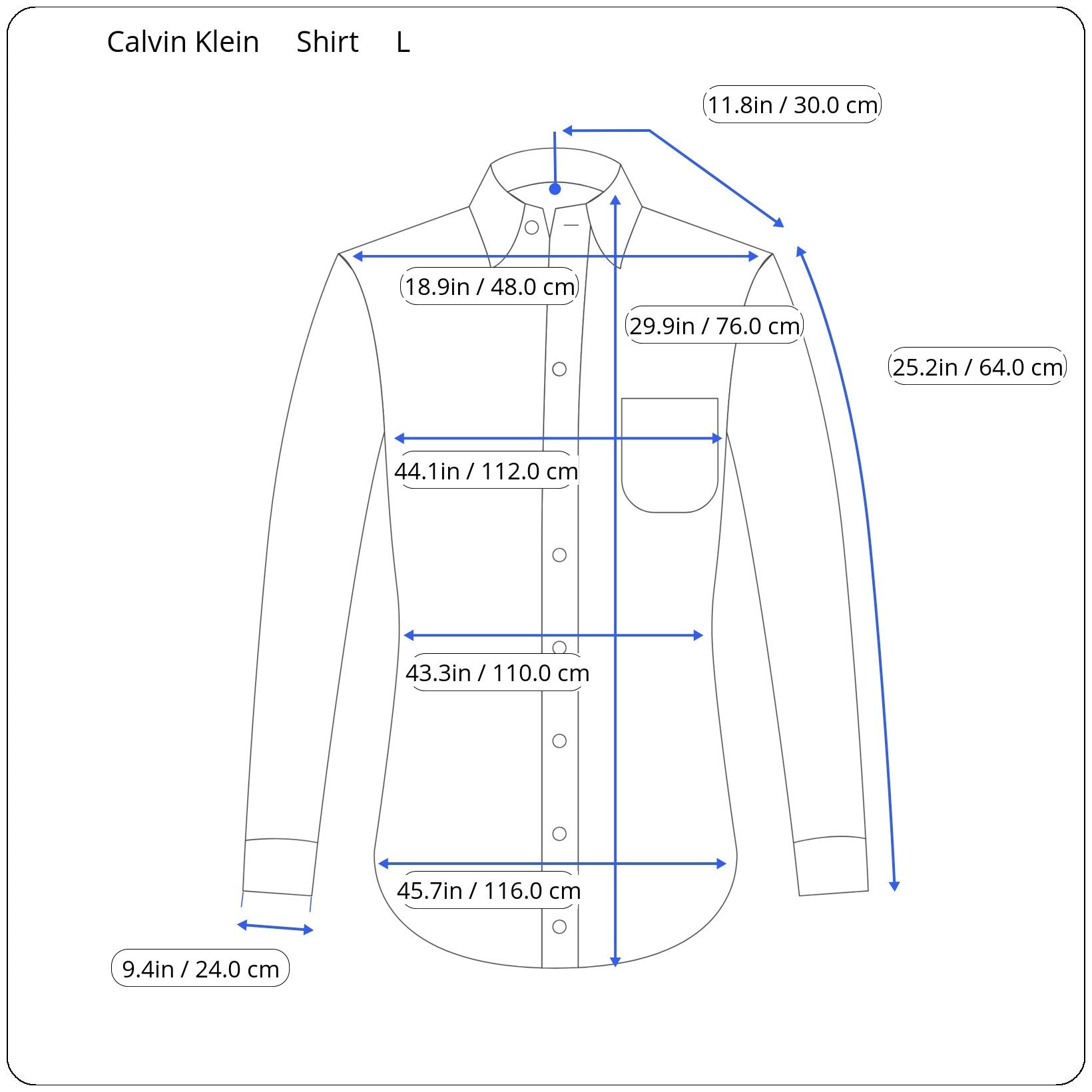 ck dress shirt size chart Designer Shirt Men | Classic Calvin Klein Mens Button Down Stripped Shirt |  Size L