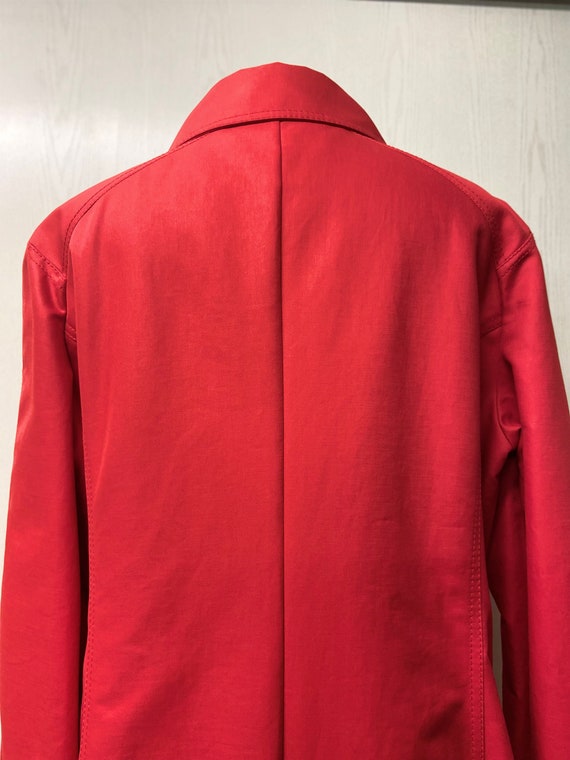 Women's Red cotton Trench coat from Escada | Size… - image 7