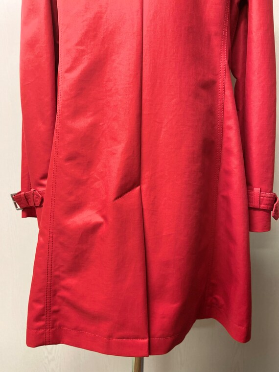 Women's Red cotton Trench coat from Escada | Size… - image 6