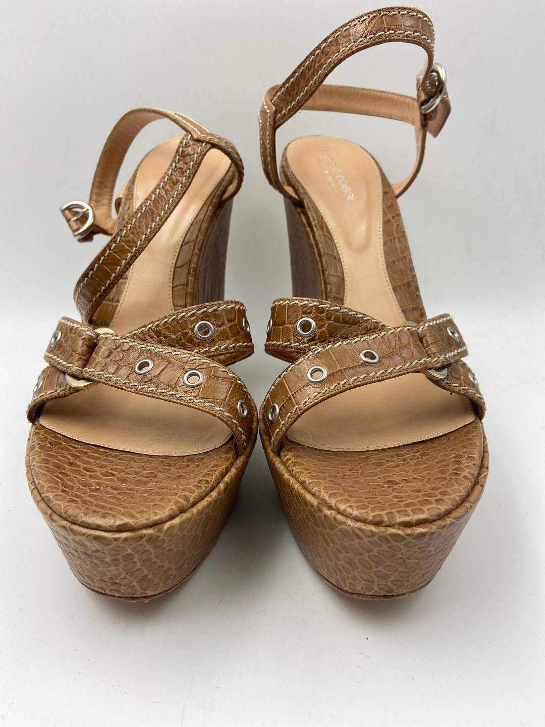 Sandale Sergio Rossi CompensÃ©es Sergio Rossi Sandalias Con