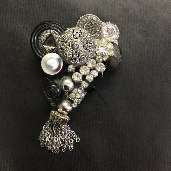 Spille da donna, strass Perle finte Spilla a fiore Spille e spille da donna Camicia elegante Fermagli decorativi Spille per matrimonio Spilla Bouquet Spille per abiti eleganti floreali Clip(D'argento