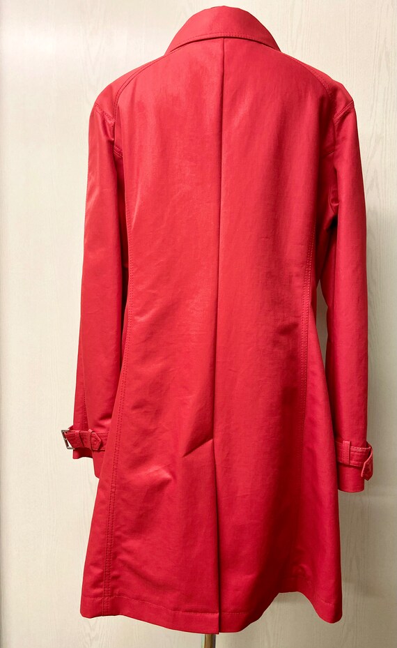 Women's Red cotton Trench coat from Escada | Size… - image 5