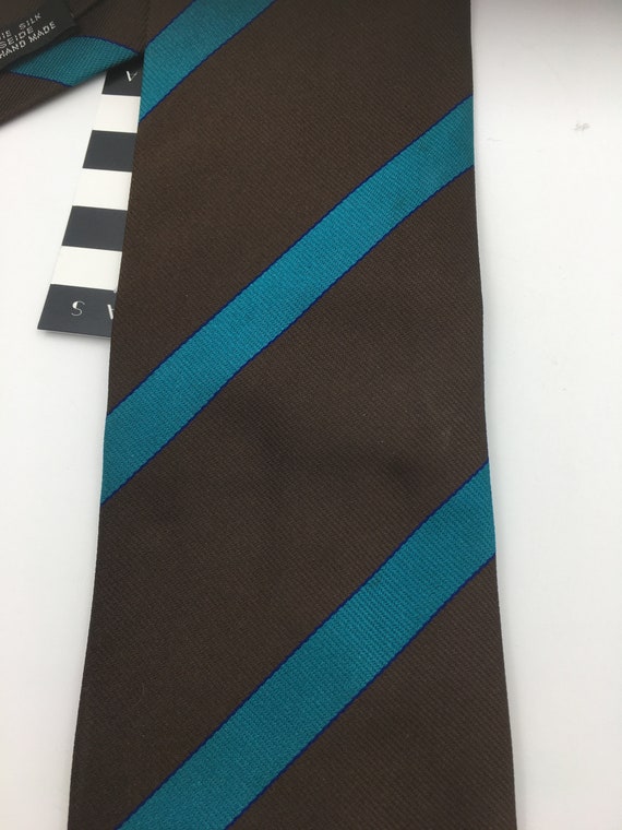 Vintage Yves Saint Laurent Striped Silk Tie | A M… - image 5