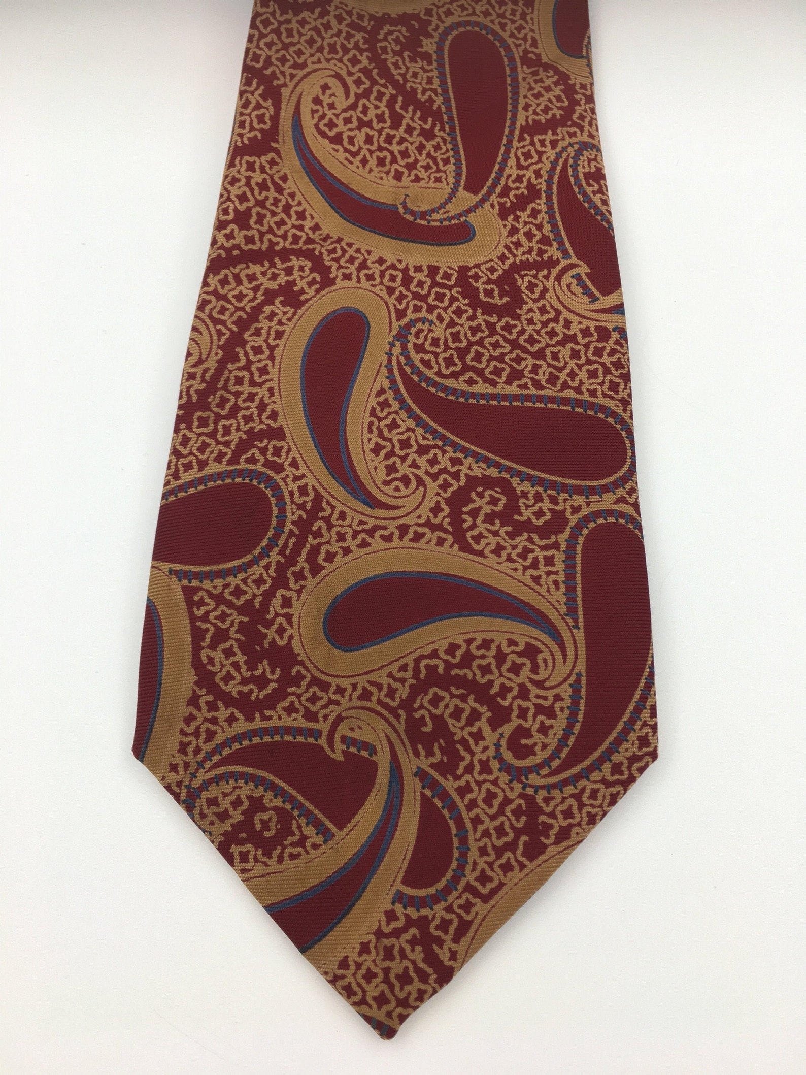 Men's Vintage tie by Gucci Paisley printed | Etsy