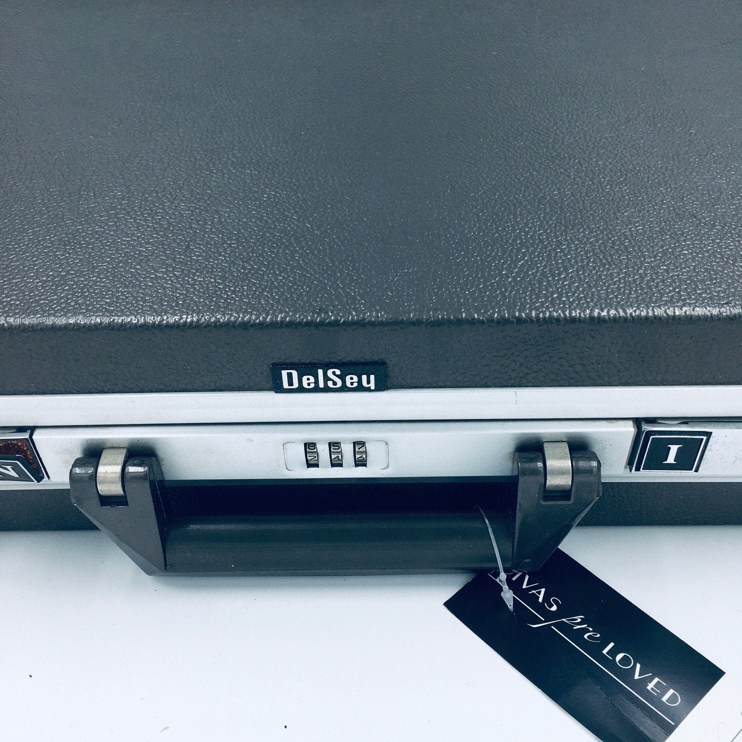 Vintage 60's Delsey Briefcase Attaché combination lock Etsy